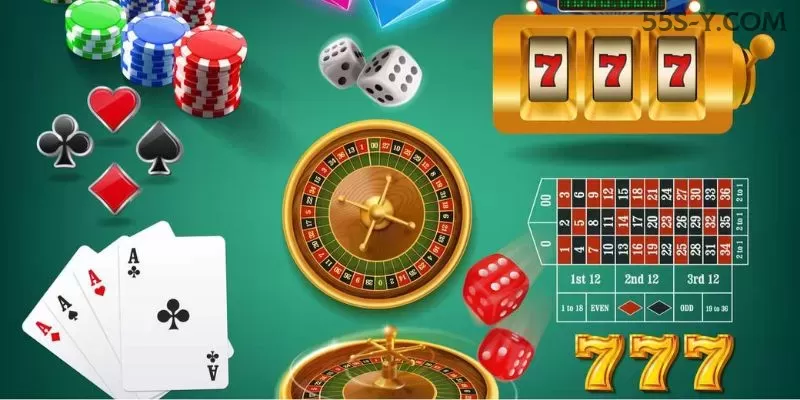 Roleta e blackjack 55s